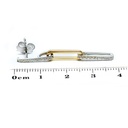 Aretes DIAMANTE 0.27ct H/SI 3.9gr ORO AMARILLO/BLANCO 18K 