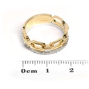 Anillo DIAMANTE 0.21ct H/SI 6.3gr ORO AMARILLO/BLANCO 18K 
