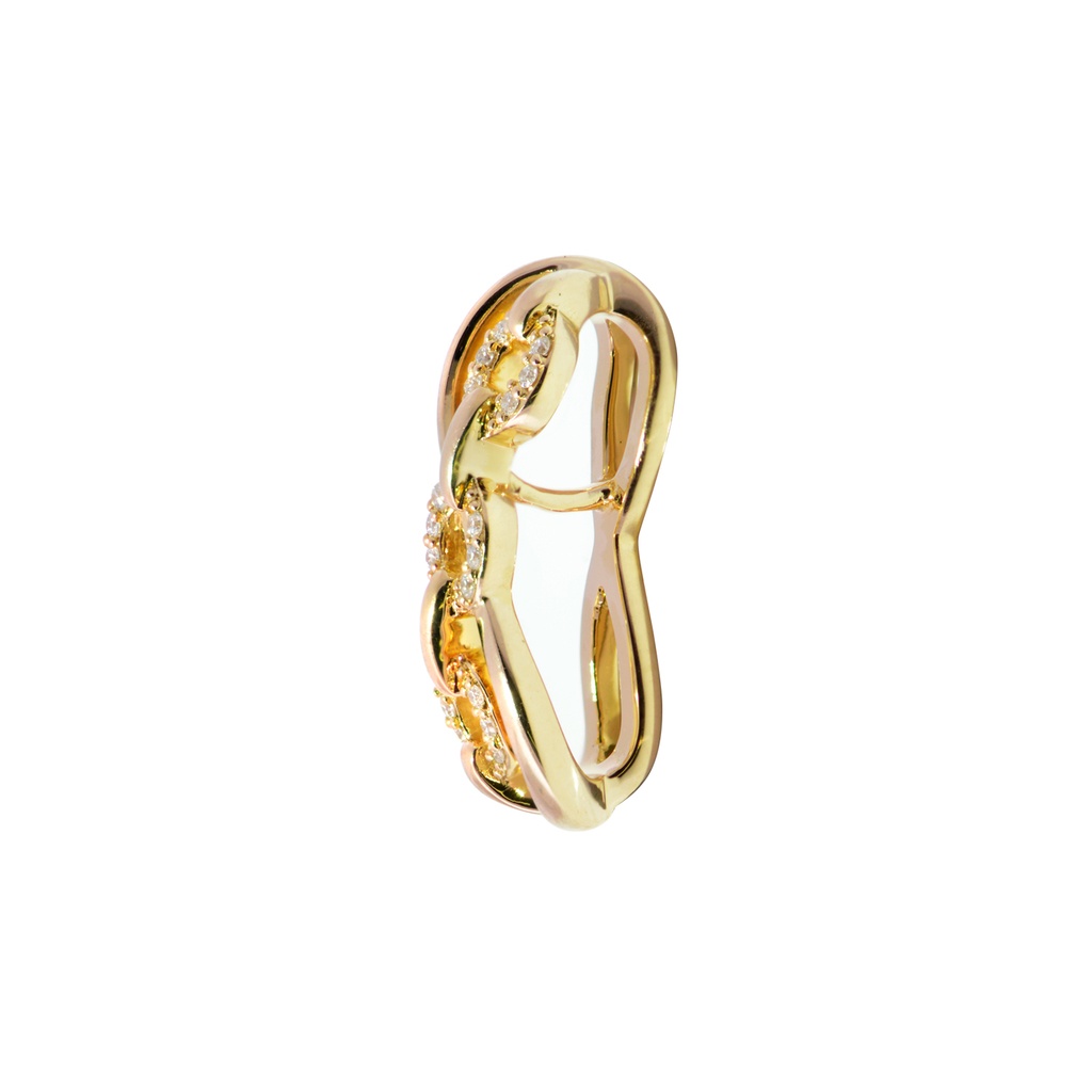 Dije DIAMANTE-0.09ct H/SI 2.9gr ORO AMARILLO 18K
