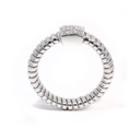 ANILLO BASIC DIAMANTES-0.13ct GVS 3.8gr. ORO BLANCO 18K