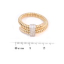 ANILLO BASIC DIAMANTES-0.15ct GVS 4.6gr. ORO AMARILLO/BLANCO 18K