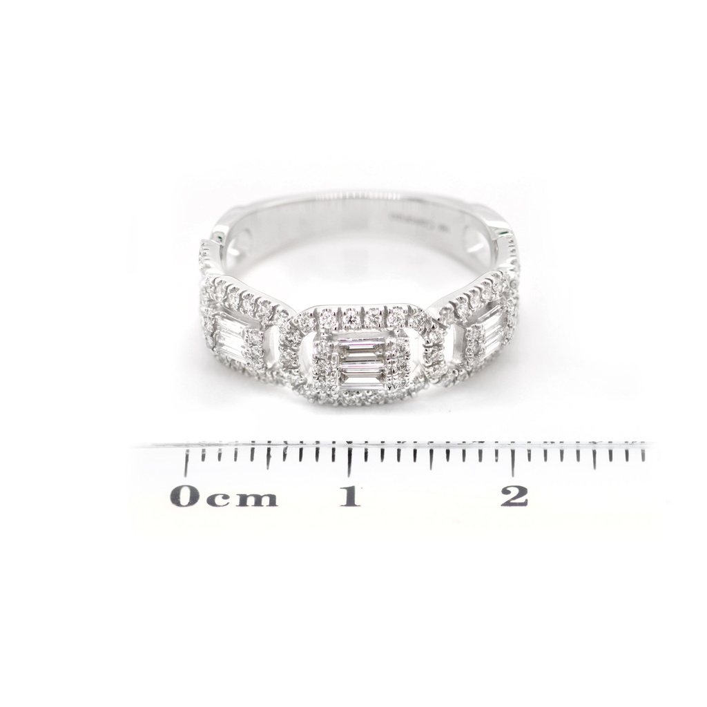 ANILLO ICEBERG B+BG55P GVS 18K BLANCO