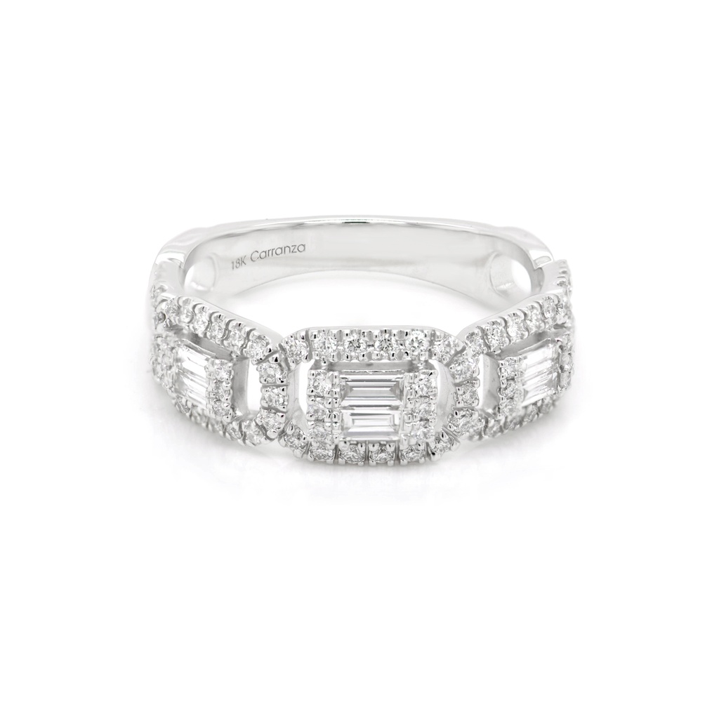 ANILLO ICEBERG B+BG55P GVS 18K BLANCO