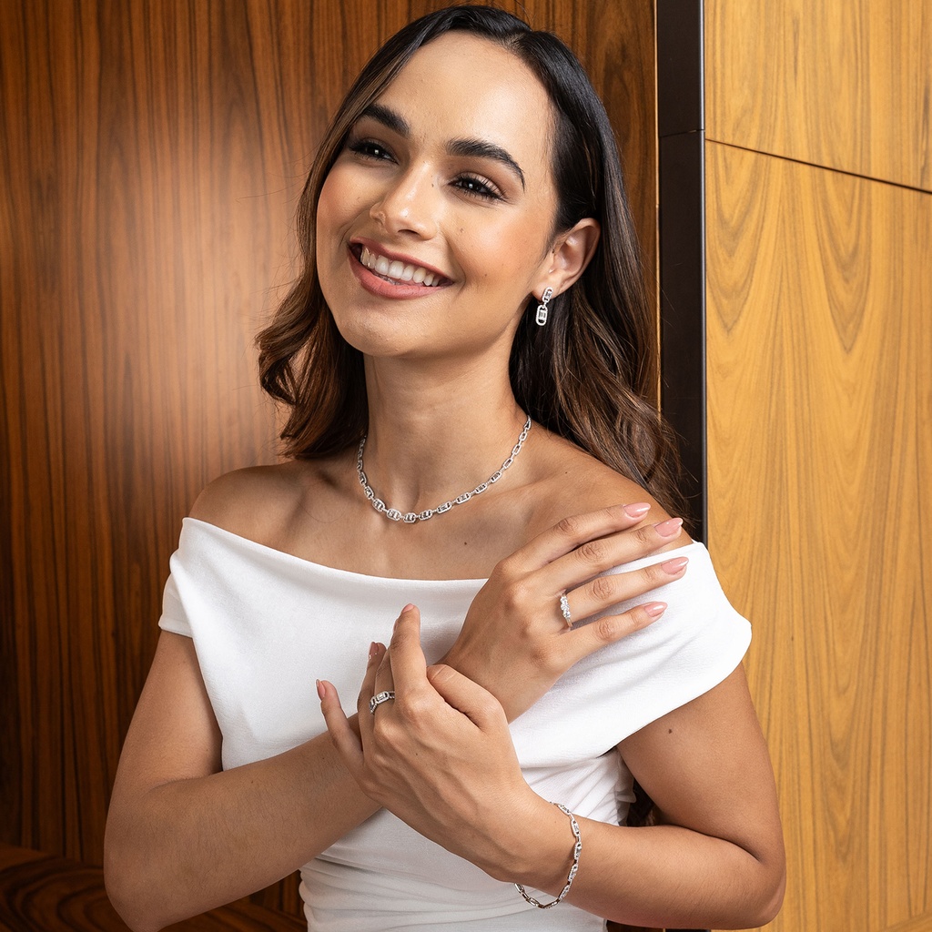 ANILLO ICEBERG B+BG55P GVS 18K BLANCO