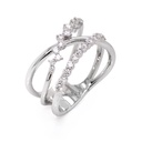 ANILLO SWEET 26D46P-RD 5.1GR ORO BLANCO 18K 