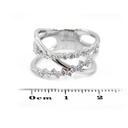 ANILLO SWEET 26D46P-RD 5.1GR ORO BLANCO 18K 