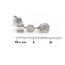 ARETES ALEBRIJE LINE 6D41P-MQ 36D36P-RD 10D27P-BG 3.3GR ORO BLANCO 18K