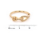 ARETES LOVE KNOT B34P GVS 18K AMARILLO 