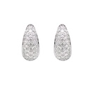 ARRACADAS PAVE-CONICA B52P GVS 4.0gr 18K BLANCO