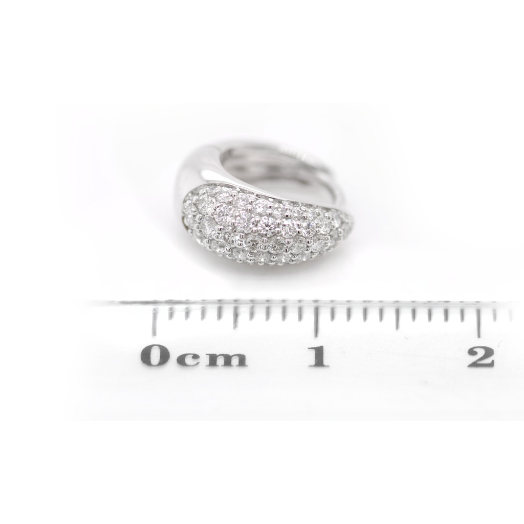 ARRACADAS PAVE-CONICA B52P GVS 4.0gr 18K BLANCO