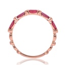 Anillo M&M's “BESOS“ - Oro 18k rosa - rubies