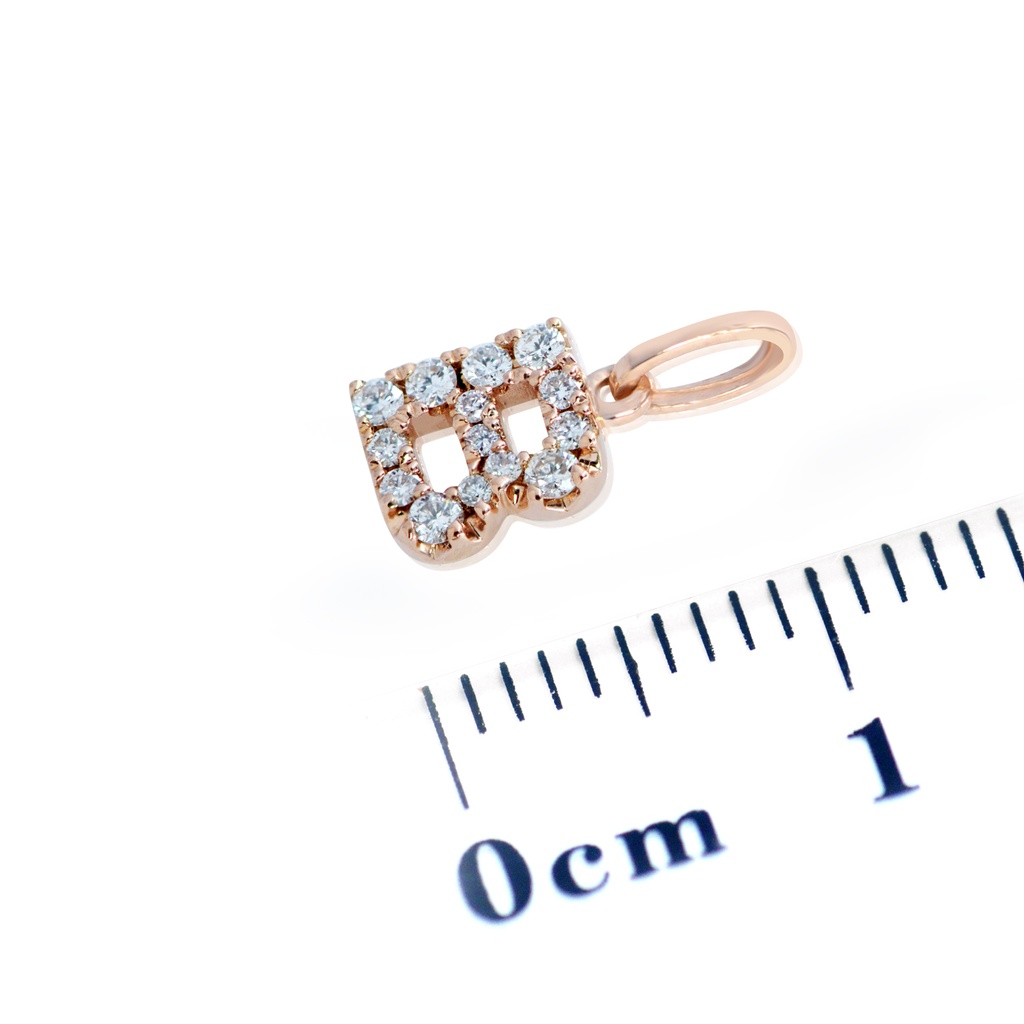 DIJE LETRA-B B8P 18KR 0.4