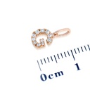 DIJE LETRA-G 11B7P 18KR 0.3