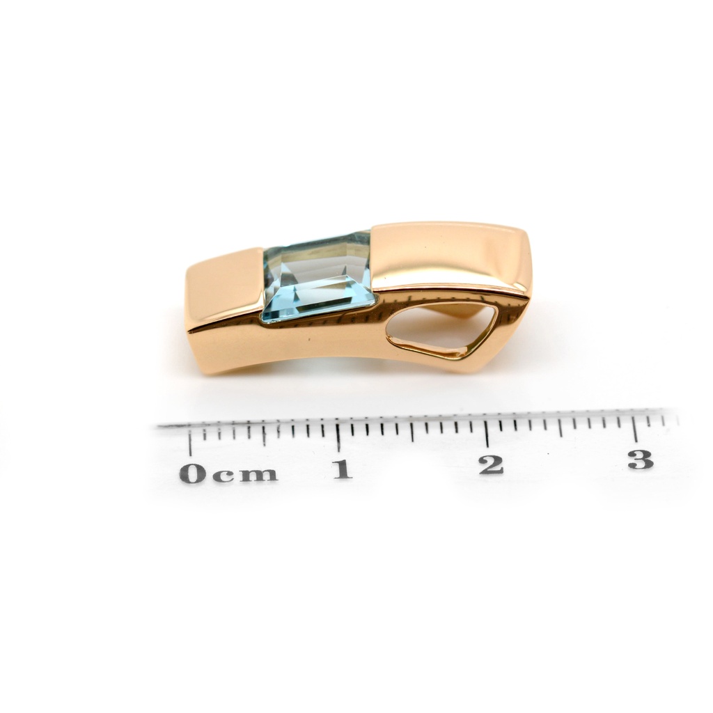 DIJE WATER TOP/AZ-SQUARE 18KY 4.89