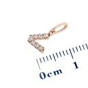 DIJE LETRA-V 7B6P 18KR 0.2