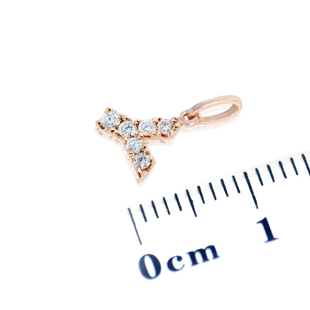 DIJE “IO&MIO“ LETRA-Y 6B6P 18KR 0.2