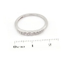 ALIANZA SUMMIT 11-DIAMANTES 0.22ct 1.6gr. ORO BLANCO 18K