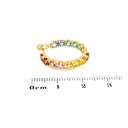 Arracadas BRUMANI Yara MULTI/GEMAS 6.5gr ORO AMARILLO 18K