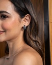 ARETES BRUMANI “MANACA“ 16-TOPACIOS AZUL LONDON-4.88ct 10-TOPACIOS AZUL SKY BLUE-0.55ct 8.7gr. ORO BLANCO 18K 