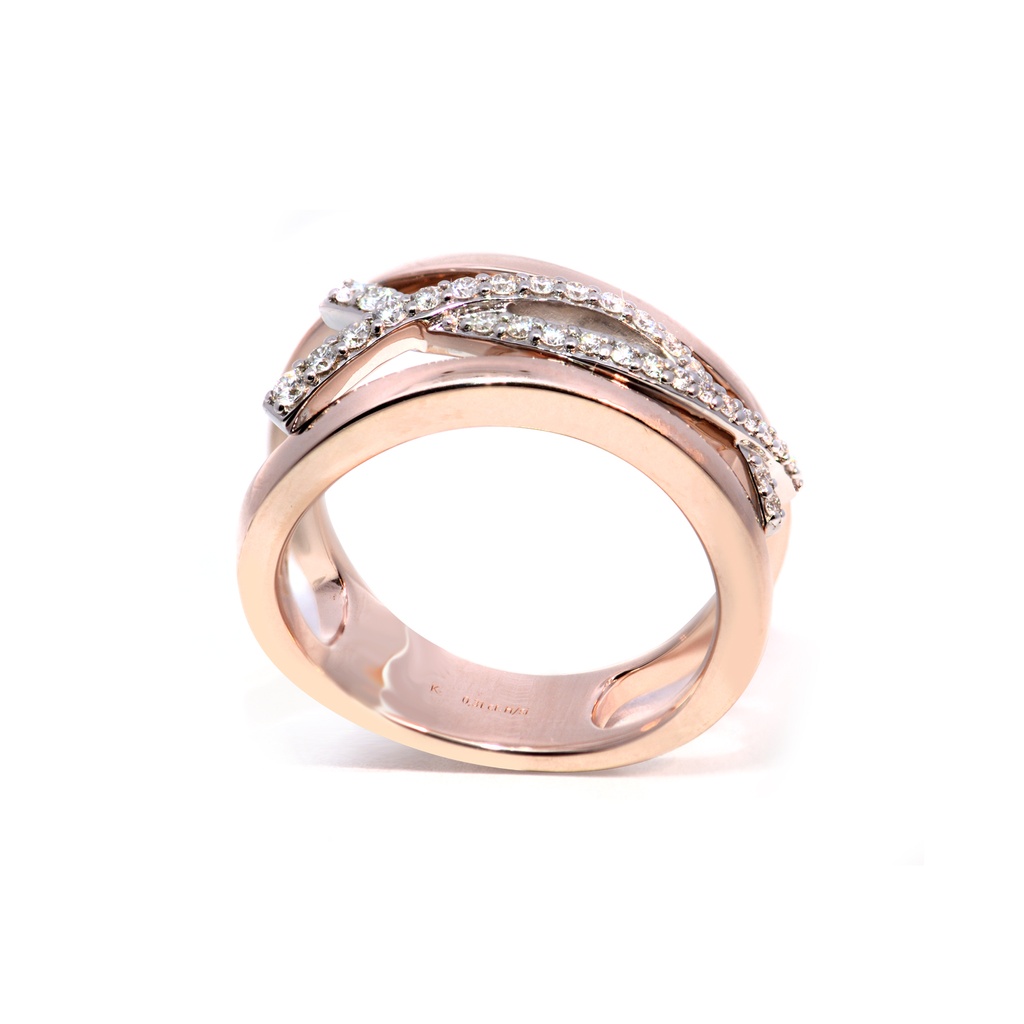 ANILLO CLIP OR/OB B31P 10.0gr 18K