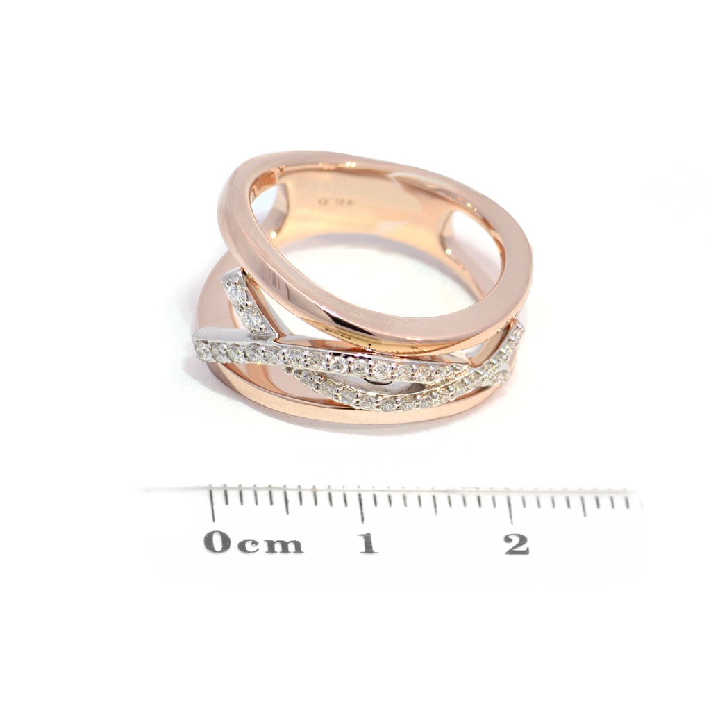 ANILLO CLIP OR/OB B31P 10.0gr 18K