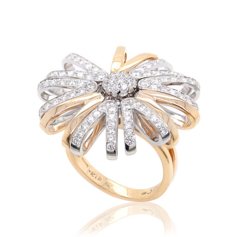 ANILLO SUNFLOWER OA/B B126P FSI 18KC 13.4