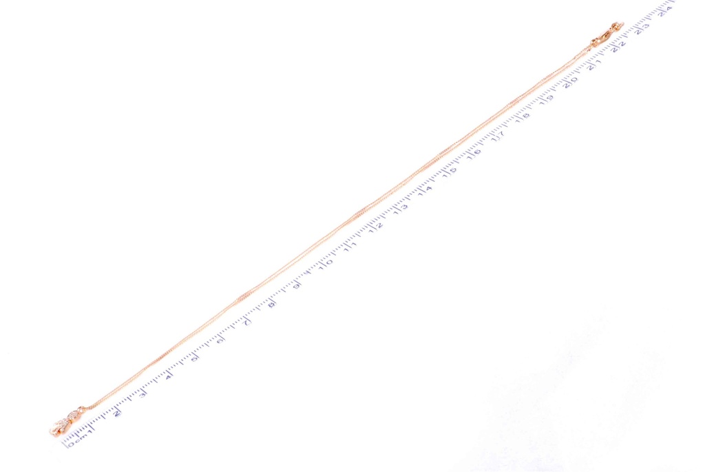 GARG C/DIJE PURITY/BOY B12P 2.8gr. 42cm. ORO ROSA 18K