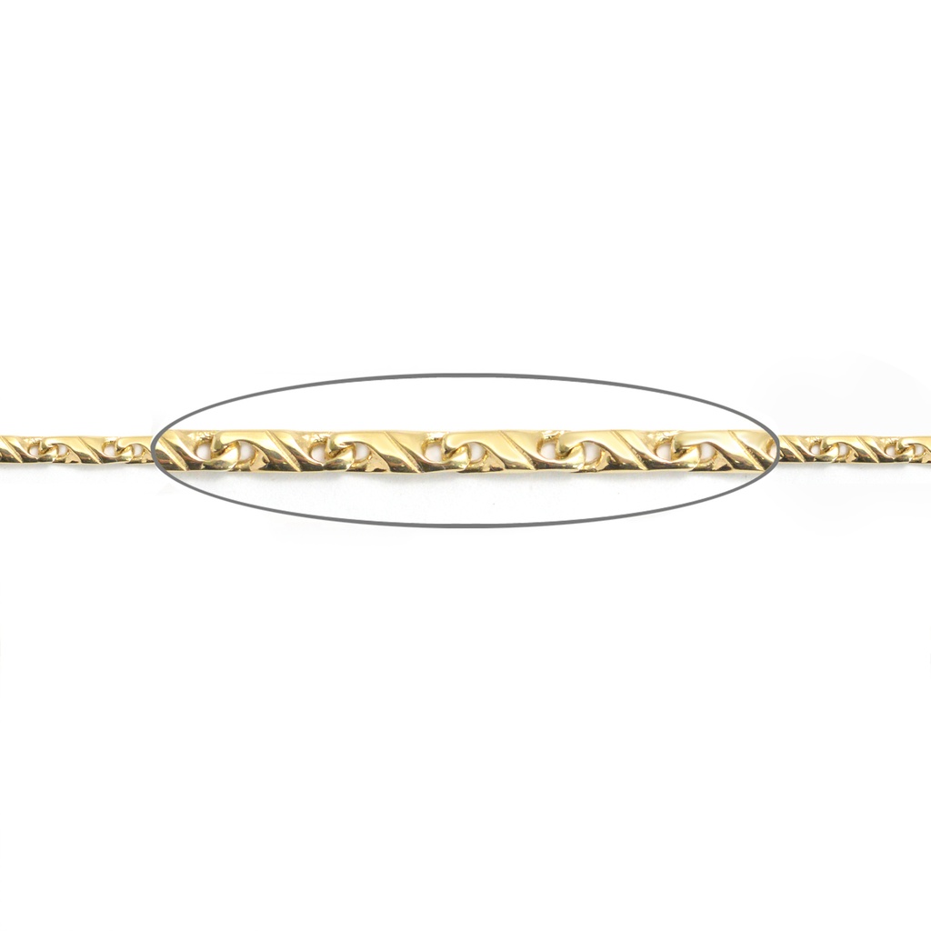 CADENA 50CM TULUM 2.8MM 18KY 24.6