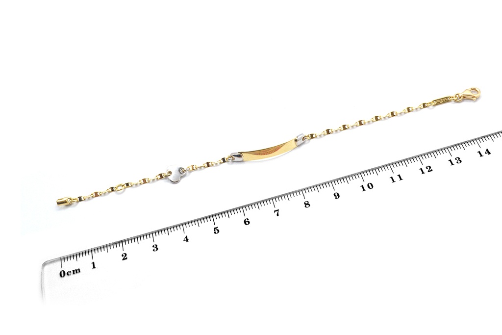 ESCLAVA 13/15CM HEART OA/OB 18KC 2.96
