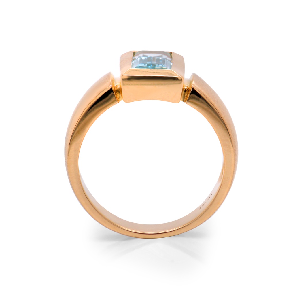 ANILLO HORIZON TOPACIO/AZUL 18KY 7.14
