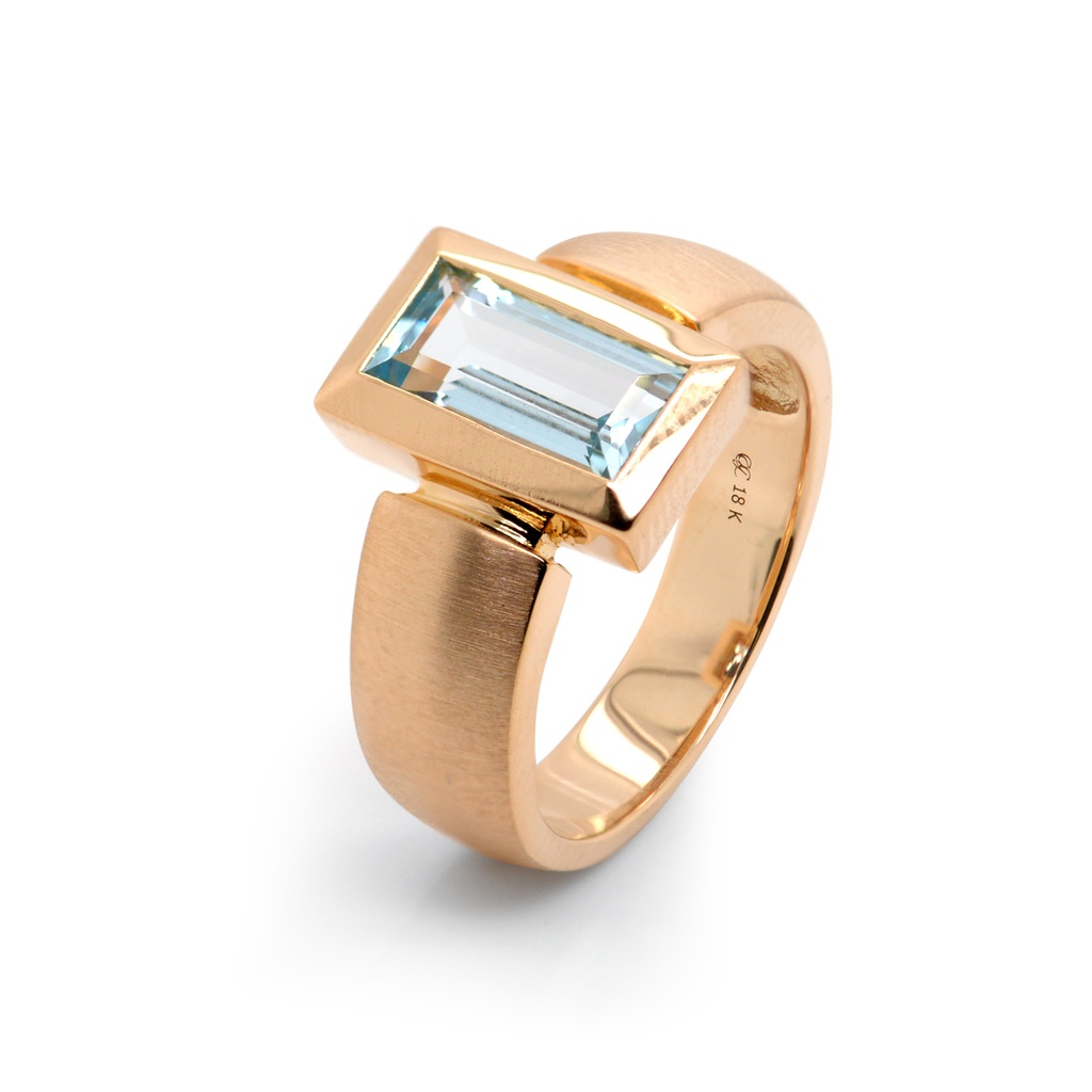 ANILLO HORIZON TOPACIO/AZUL 18KY 7.14