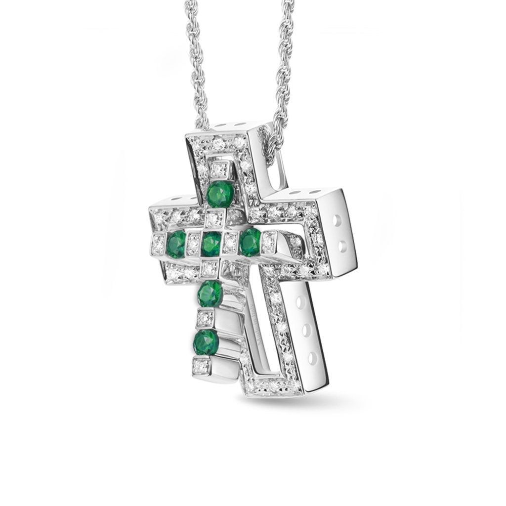 CRUZ BELLEPOQUE E30P B28P 50CM 11.3gr ORO BLANCO 18K