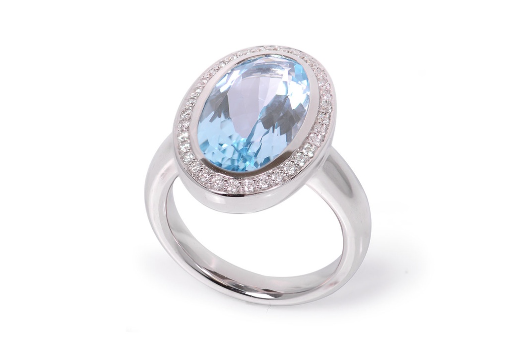 ANILLO SCHATZ TOPACIO-AZUL B25P 18KW 14.36