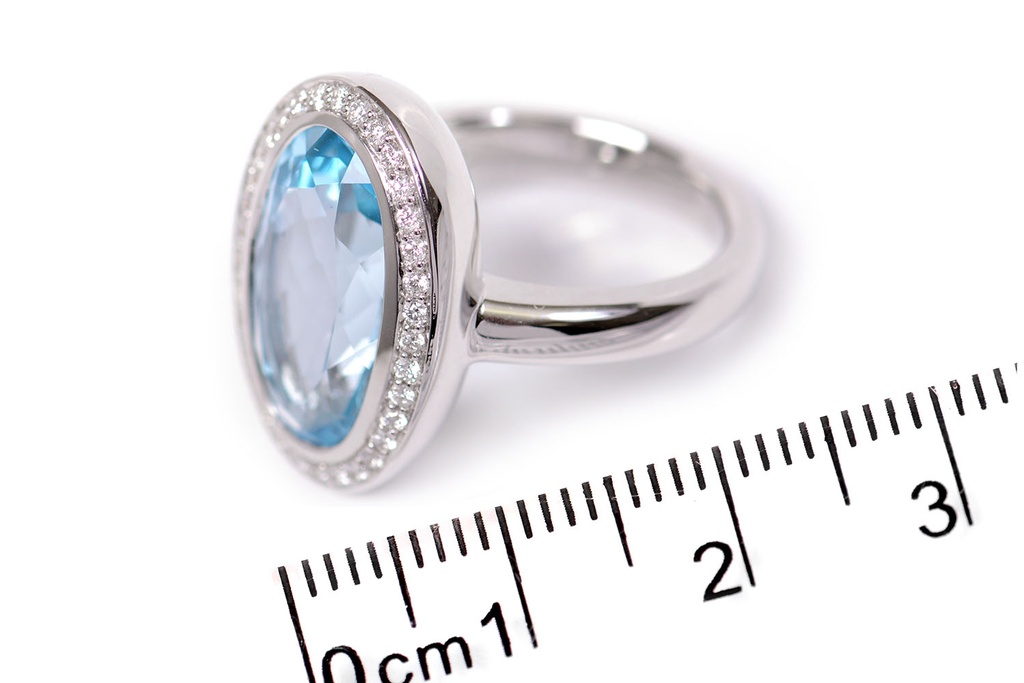 ANILLO SCHATZ TOPACIO-AZUL B25P 18KW 14.36