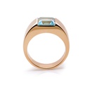ANILLO WATER TOP/AZ-SQUARE 18KY 8.91