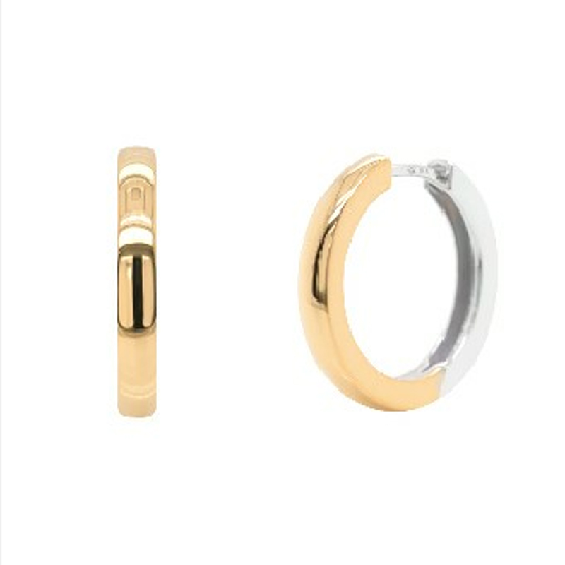 ARRACADAS HUGGIE 17.7X2.7MM OA/B 14YW 4.53