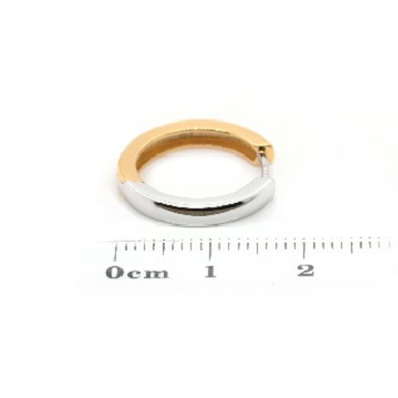 ARRACADAS HUGGIE 17.7X2.7MM OA/B 14YW 4.53