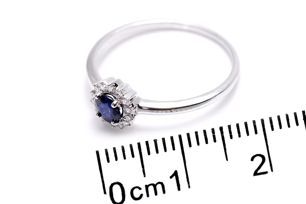 ANILLO ZAFIRO/4MM B7P VSG 18KW 1.35