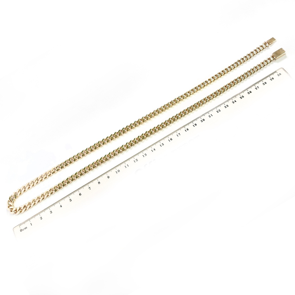 CADENA BARBADA 6.3MM x 65CM 14KY