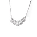 GARGANTILL ICE DIAMANTES Talla-Brillante/Baguette 0.39ct GVS 2.0gr. 40/45cm ORO BLANCO 18K