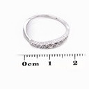ALIANZA SUMMIT SWIRL 11-DIAMANTES 0.22ct 1.3gr. ORO BLANCO 18K