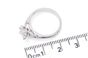 [CYC] Anillo de Compromiso Abracci con un diamante natural Corte Ideal Original 1ct VS2/I en oro blanco 18K