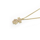 GARG C/DIJE PURITY/GIRL B11P 2.6gr. 42cm. ORO AMARILLO 18K