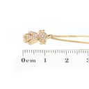 GARG C/DIJE PURITY/GIRL B11P 2.6gr. 42cm. ORO AMARILLO 18K