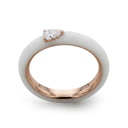 ANILLO PERA15P FVS ESMALTE-BLNCO 18KY 5.1