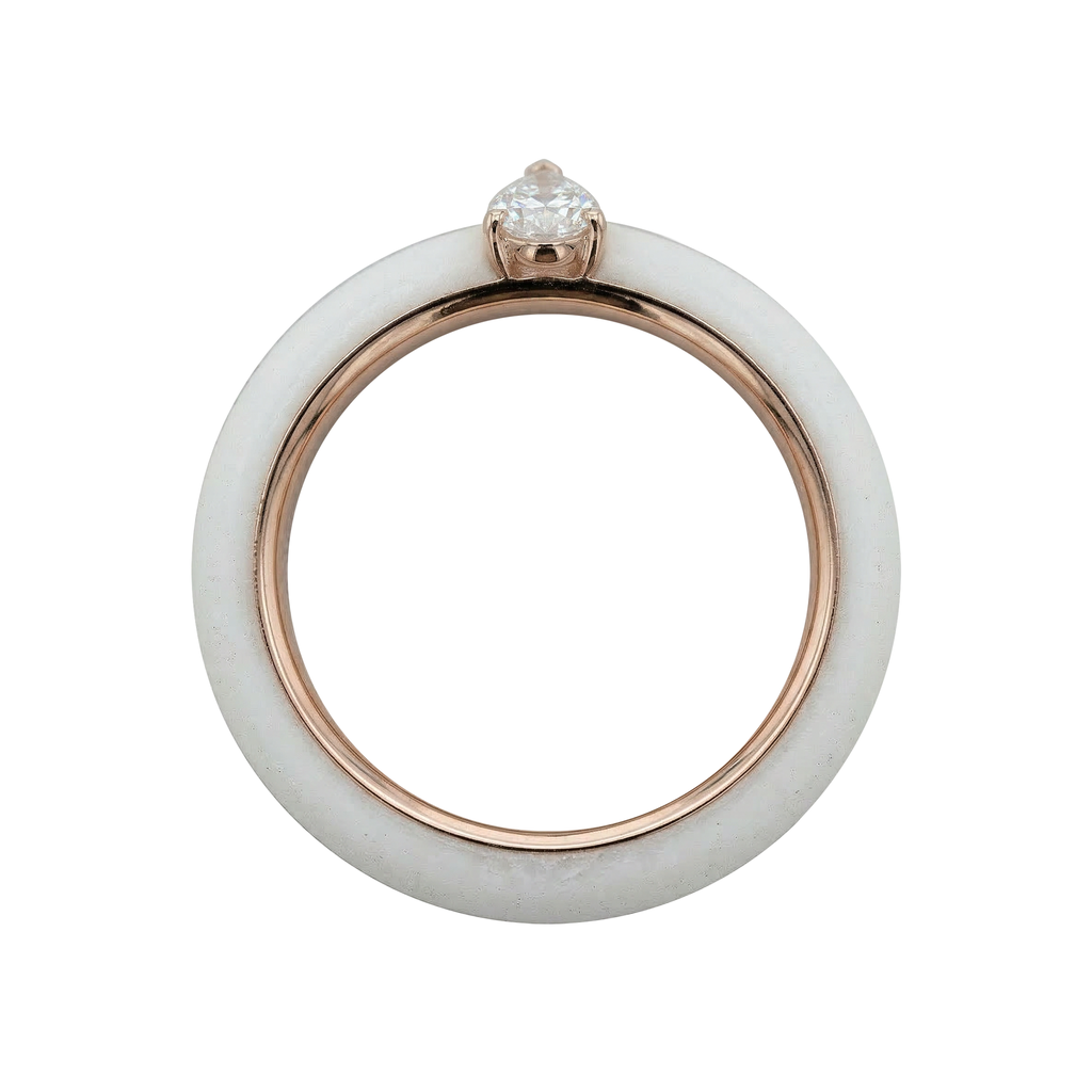 ANILLO PERA15P FVS ESMALTE-BLNCO 18KY 5.1