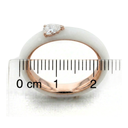 ANILLO PERA15P FVS ESMALTE-BLNCO 18KY 5.1