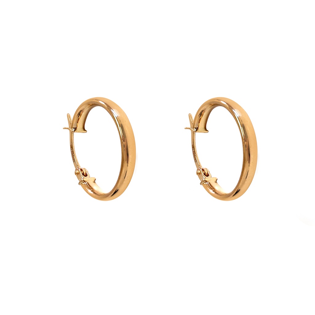 ARRACADAS 19X2.7MM LISA 18KY 1.36