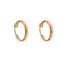 ARRACADAS 19X2.7MM LISA 18KY 1.36