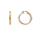 ARRACADAS 24X2.7MM LISA 18KY 1.64